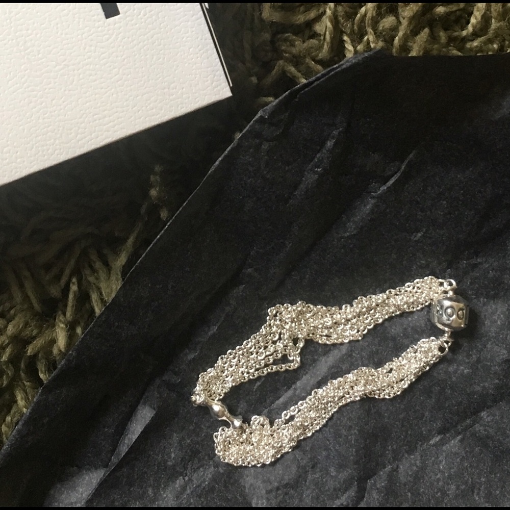 Pandora multi strand bracelet